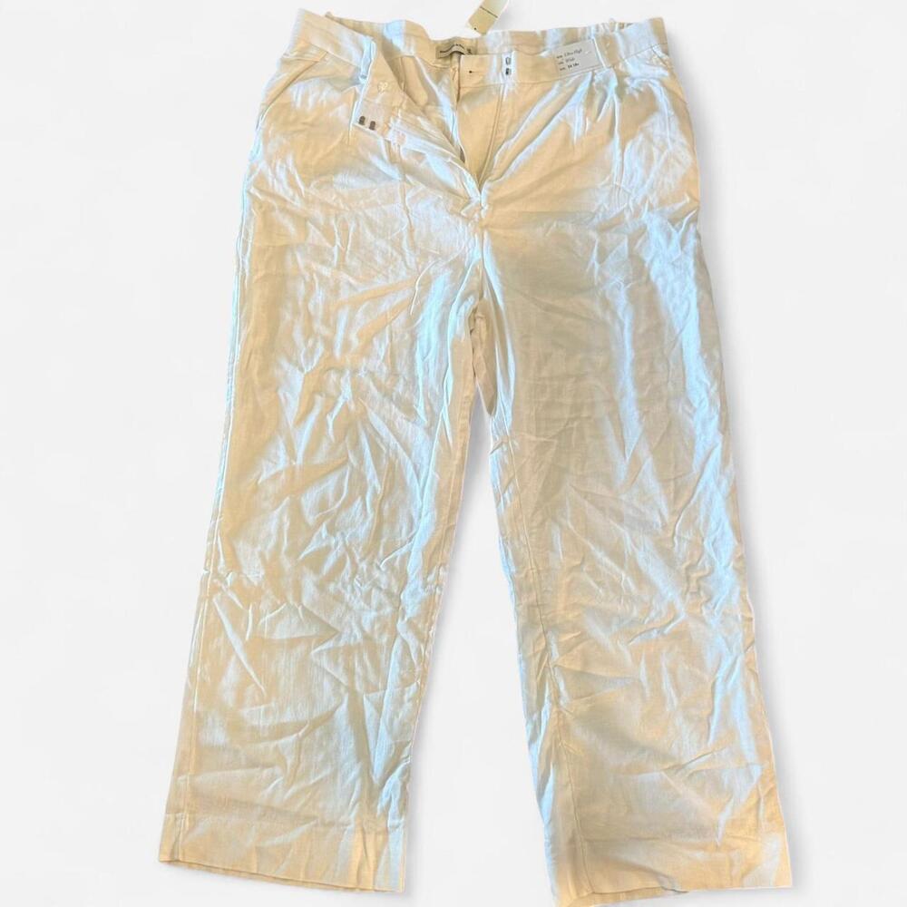 Abercrombie & Fitch Sloane Tailored Pants Women’s 34 Linen Blend NWT - Picture 6 of 7